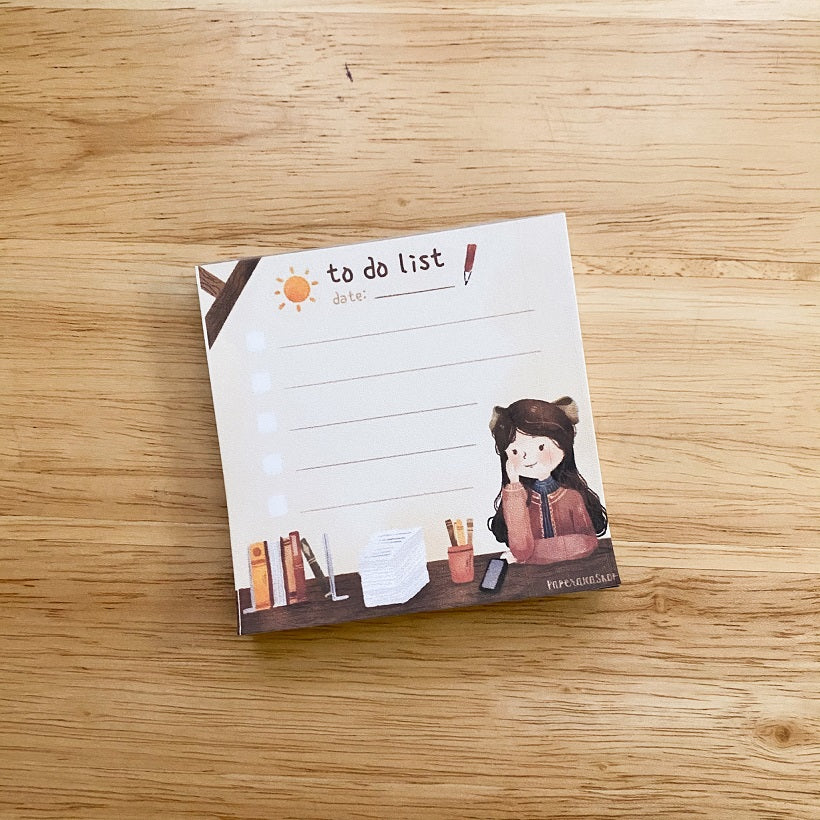 Cute Girl Notepad 40 Leaves Notepad, Notes Memopad NP002