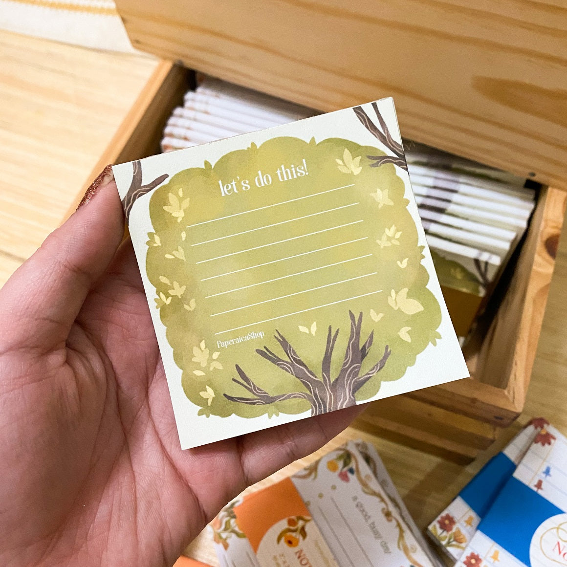 Let's Do This Notepad 40 Leaves Notepad, Notes Memopad NP008