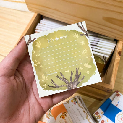 Let's Do This Notepad 40 Leaves Notepad, Notes Memopad NP008