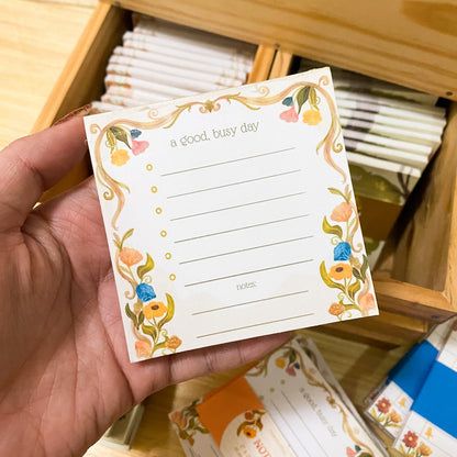 Busy Day Notepad 40 Leaves Notepad, Notes Memopad NP009