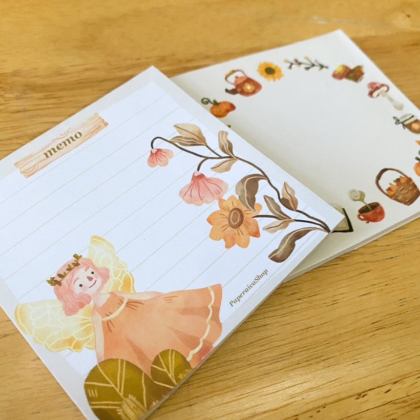 Delicate Days Notepad 40 Leaves Notepad, Notes Memopad NP011