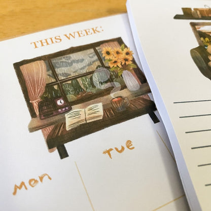 This Cozy Week 4 x 6 Memopad, Planner Pad PP002