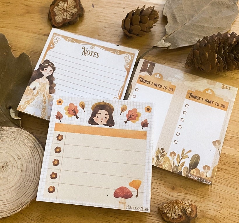 Cute Girl Notepad 40 Leaves Notepad, Notes Memopad NP004