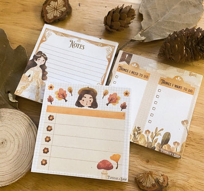 Cute Girl Notepad 40 Leaves Notepad, Notes Memopad NP004