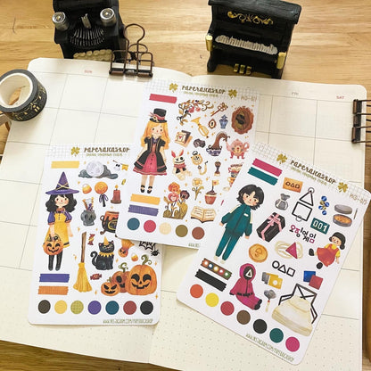 Cute Wonderland Maica Decorative Sticker Sheet MCD027