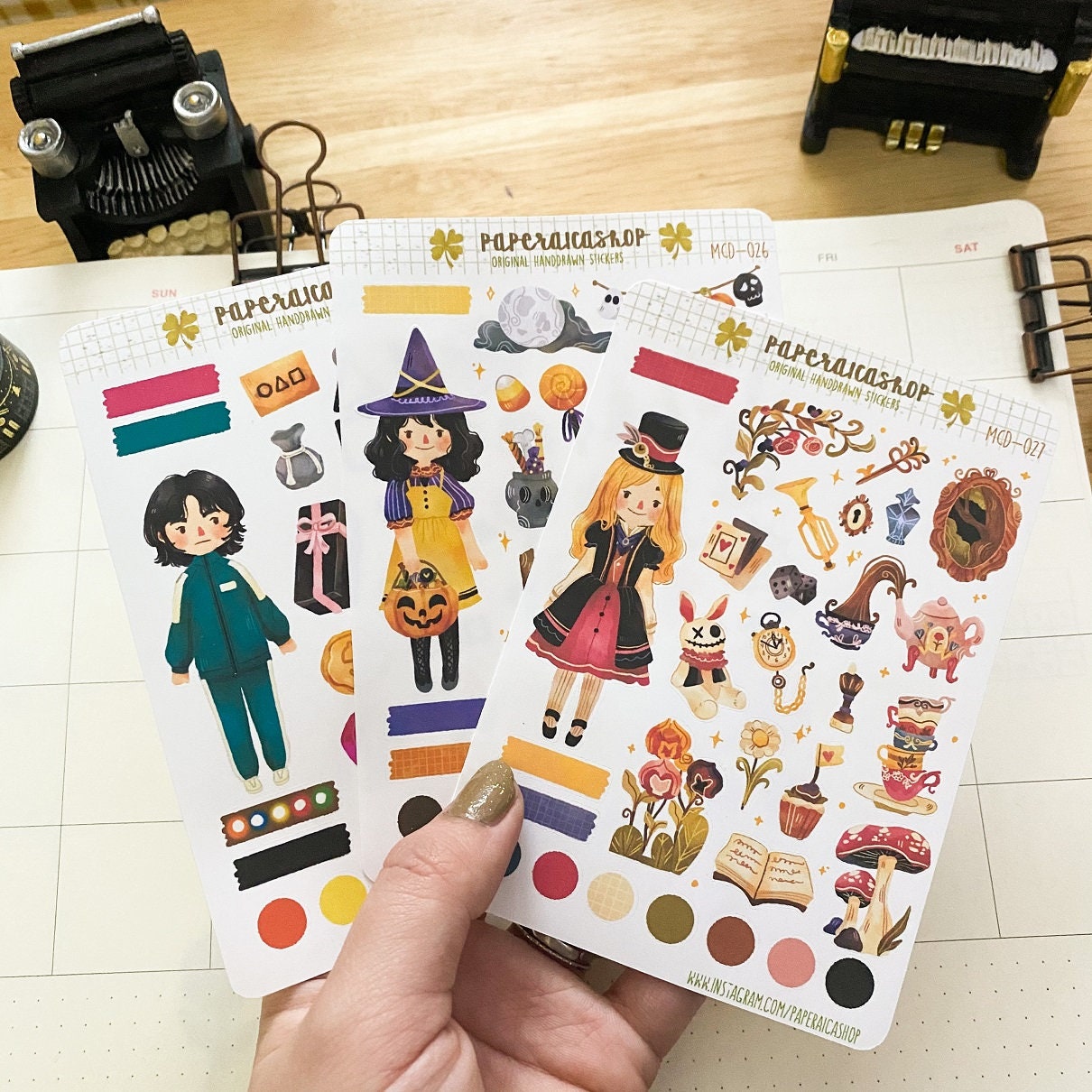 Cute Wonderland Maica Decorative Sticker Sheet MCD027