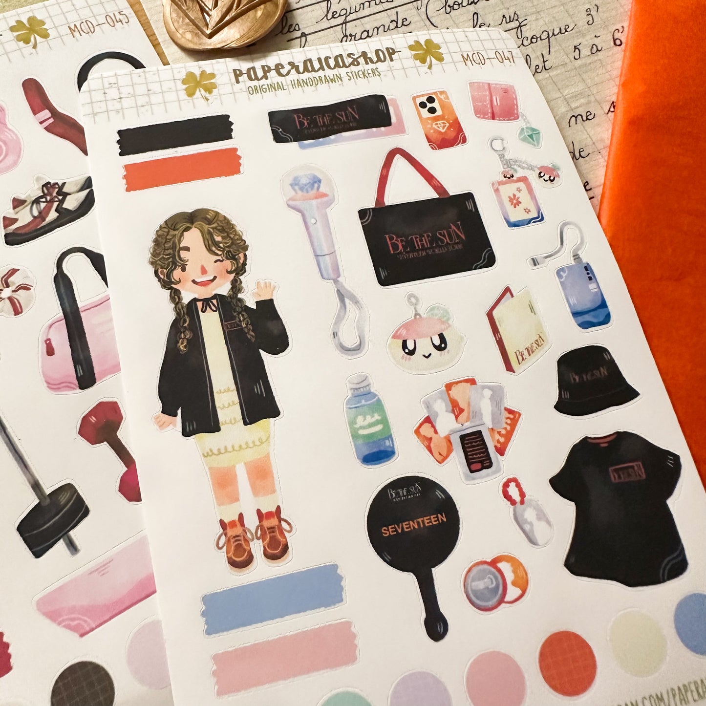 Be The Sun Maica Decorative Sticker Sheet MCF003